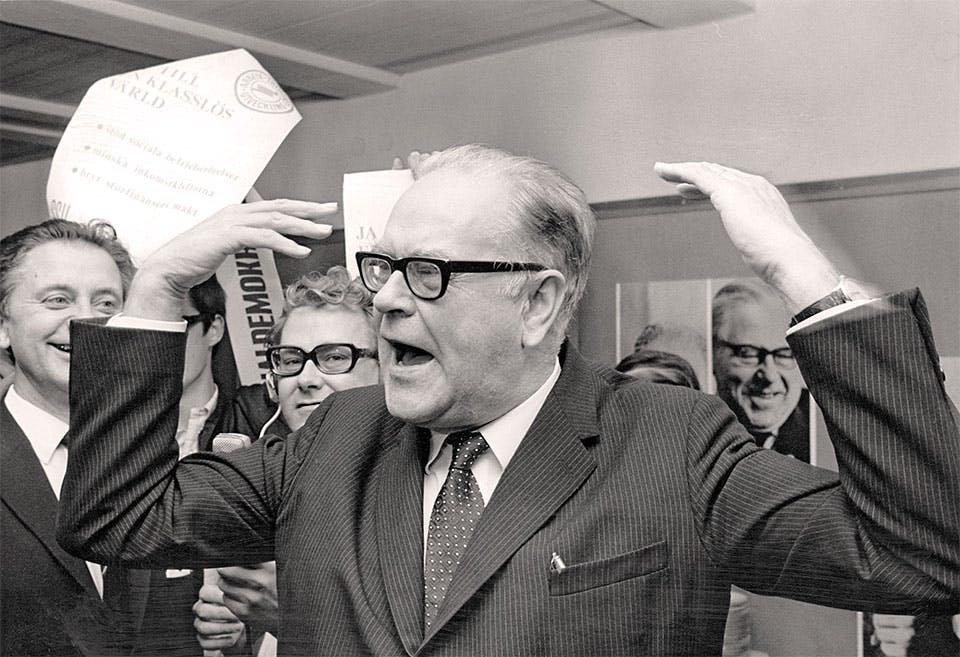 tage erlander engagerad 1968
